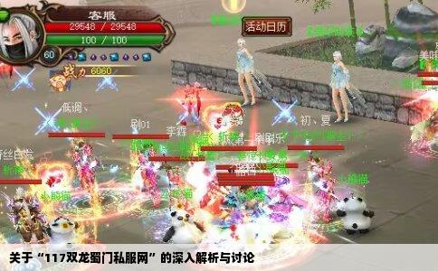 关于“117双龙蜀门私服网”的深入解析与讨论